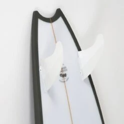 FCS II MF Twin + Trailer Fin Set - White -Cheap Surfboards Store fcs mf twin hst 001 sml 1200x