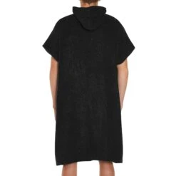 FCS Youth Changing Robe - Black -Cheap Surfboards Store fcs poncho black back 1