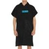 FCS Towel Changing Robe - Black -Cheap Surfboards Store fcs poncho black front