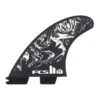 FCS II Filipe Toledo PC Tri Fin Set - Black/White