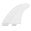 FCS II MF Twin + Trailer Fin Set - White -Cheap Surfboards Store fcsii mf twin white side 1200x
