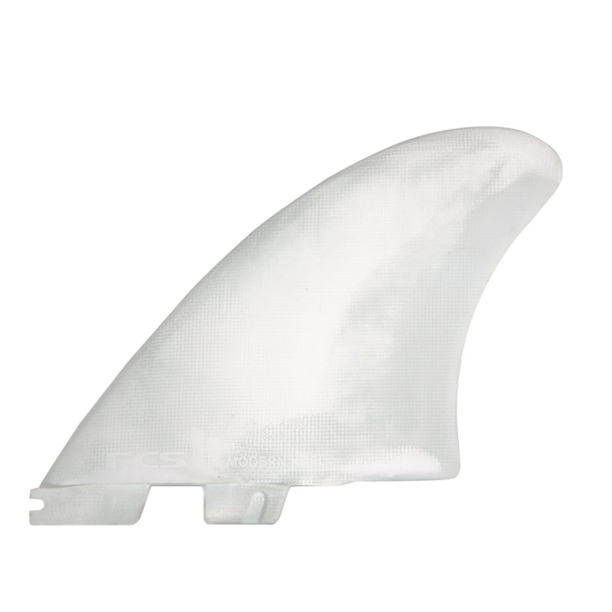 FCS II Modern Keel PC AirCore Twin Fin Set - (White) 3 FCS II Modern Keel PC AirCore Twin Fin Set - (White)