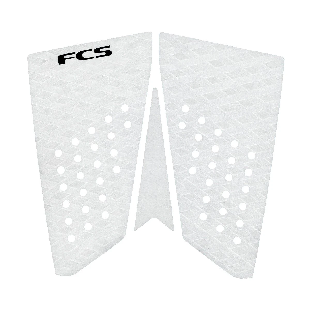 FCS T3 Fish Tail Pad - White 3 FCS T3 Fish Tail Pad - White