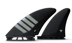 Futures Controller Alpha Quad Set Surfboard Fins - Carbon/Grey