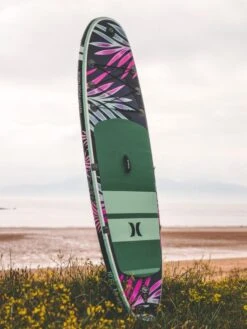 Hurley Advantage Dark Smoke 10' 6" Inflatable Paddleboard Set -Cheap Surfboards Store hurley apextour dark smoke lifestyle 1 650x867 1