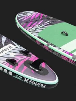 Hurley Advantage Dark Smoke 10' 6" Inflatable Paddleboard Set -Cheap Surfboards Store hurley apextour dark smoke paddleboard 2 650x867 1