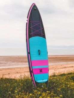 Hurley ApexTour Miami Neon 10' 8" Inflatable Paddleboard Set 17 Hurley ApexTour Miami Neon 10' 8" Inflatable Paddleboard Set -Cheap Surfboards Store hurley apextour miami neon lifestyle 1 650x867 1