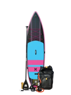Hurley ApexTour Miami Neon 10' 8" Inflatable Paddleboard Set