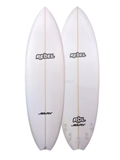 Rebel Hybrid Shortboard PU Surfboard - White -Cheap Surfboards Store hybrid fish white