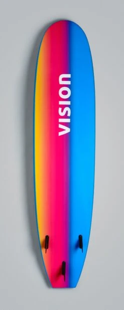 Vision Ignite XPS 7ft Foam Surfboard - Blue / Psychedelic -Cheap Surfboards Store igniteminimal80 blue pyschedelic slick