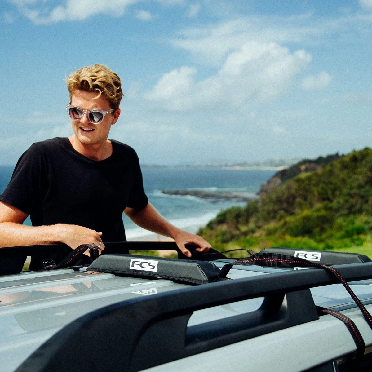 FCS Cam Lock Double Soft Roof Rack 6 FCS Cam Lock Double Soft Roof Rack - Image 4