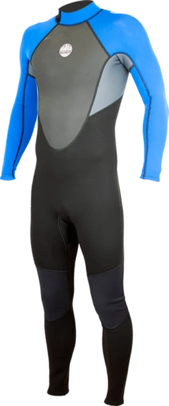 Alder Impact Mens Back Zip 3/2mm Wetsuit 2023 - Royal Blue