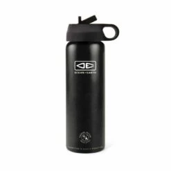 Ocean And Earth 1L Screw Top Flask - Black