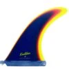Koalition California 8 Inch Single Fin In Rainbow Blue/Yellow -Cheap Surfboards Store koalition california classic longboard fin in blue yellow
