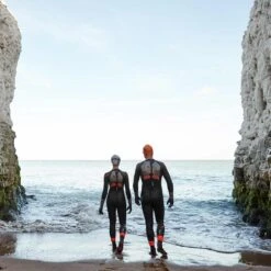 Zone3 Mens Aspire Thermal Swim Wetsuit - Black/Orange -Cheap Surfboards Store lifestyle 4 7b707a47 499d 461e 8e0a bd252574874e 1000x