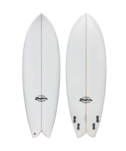 Lost RNF Retro 5ft 6 Fish Surfboard - White