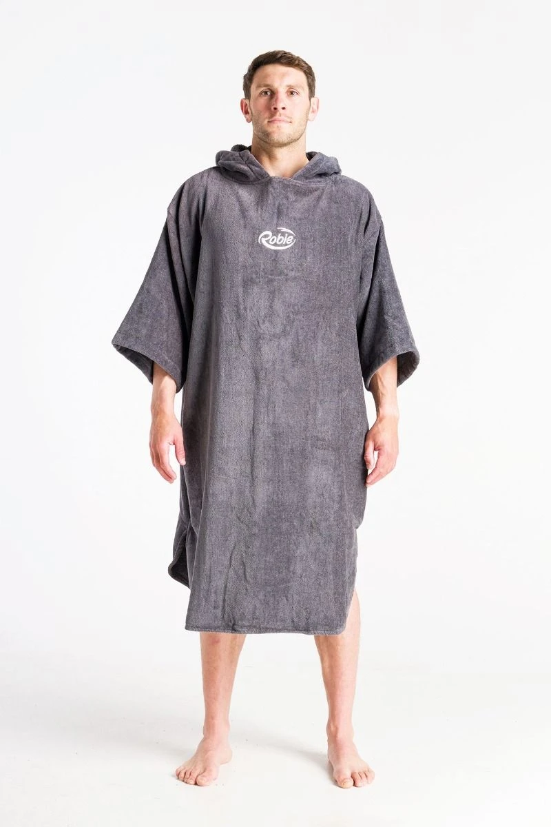 Robie Robes Original Long Sleeve Changing Robe - Steel Grey 3 Robie Robes Original Long Sleeve Changing Robe - Steel Grey
