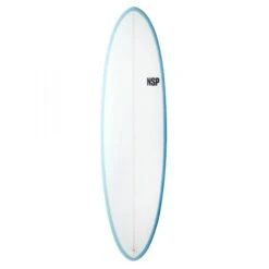 NSP Magnet 7'2 PU Surfboard - Sky Blue