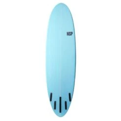 NSP Magnet 7ft 6 PU Surfboard - White/Blue -Cheap Surfboards Store magnet pu sky blue base 768x768 1