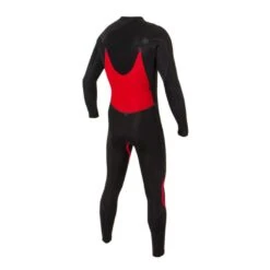 Ocean And Earth Free-Flex 4/3mm Chest Zip Wetsuit - Charcoal -Cheap Surfboards Store mens freeflex chest zip steamer charcoal inside back 768x768 1