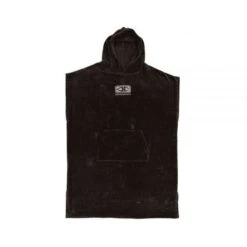 Ocean & Earth Corp Hooded Mens Poncho - Black