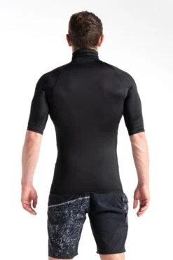 C Skins X Mens Short Sleeve Rash Vest - Black -Cheap Surfboards Store mens uvskins rashx ss black back2