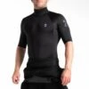 C Skins X Mens Short Sleeve Rash Vest - Black -Cheap Surfboards Store mens uvskins rashx ss black front