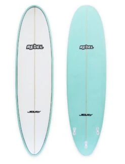 Rebel Mini Mal Surfboard - Seaglass Pinline -Cheap Surfboards Store momcqjjg