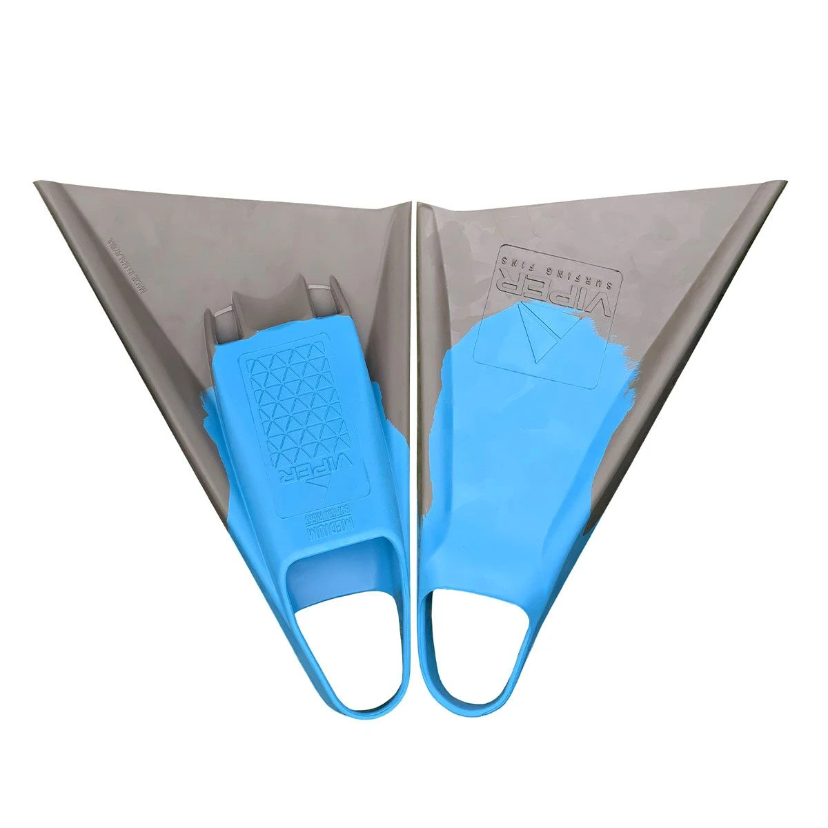 Mike Stewart Delta Icon Bodyboarding Fins - Sky Blue/Charcoal 2 Mike Stewart Delta Icon Bodyboarding Fins - Sky Blue/Charcoal