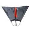 Mike Stewart Viper Delta Bodyboarding Fins - Grey/Red