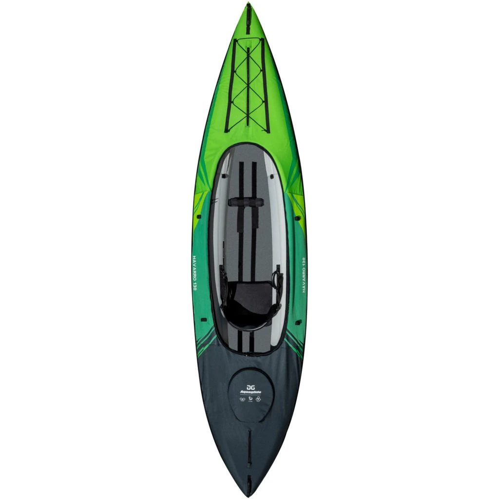 Aquaglide Navarro 130 Convertible Drop Stitch Floor Adventure Kayak - 1 Person 4 Aquaglide Navarro 130 Convertible Drop Stitch Floor Adventure Kayak - 1 Person - Image 2