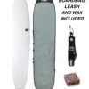 NSP Protech 8'0" Longboard Package Deal - White Tint 1 NSP Protech 8'0" Longboard Package Deal - White Tint -Cheap Surfboards Store nsp 8ft protech package deal