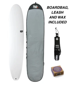 NSP Protech 8'0" Longboard Package Deal - White Tint