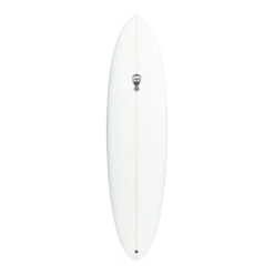 Mark Phipps One Bad Egg Mini Mal Surfboard - White