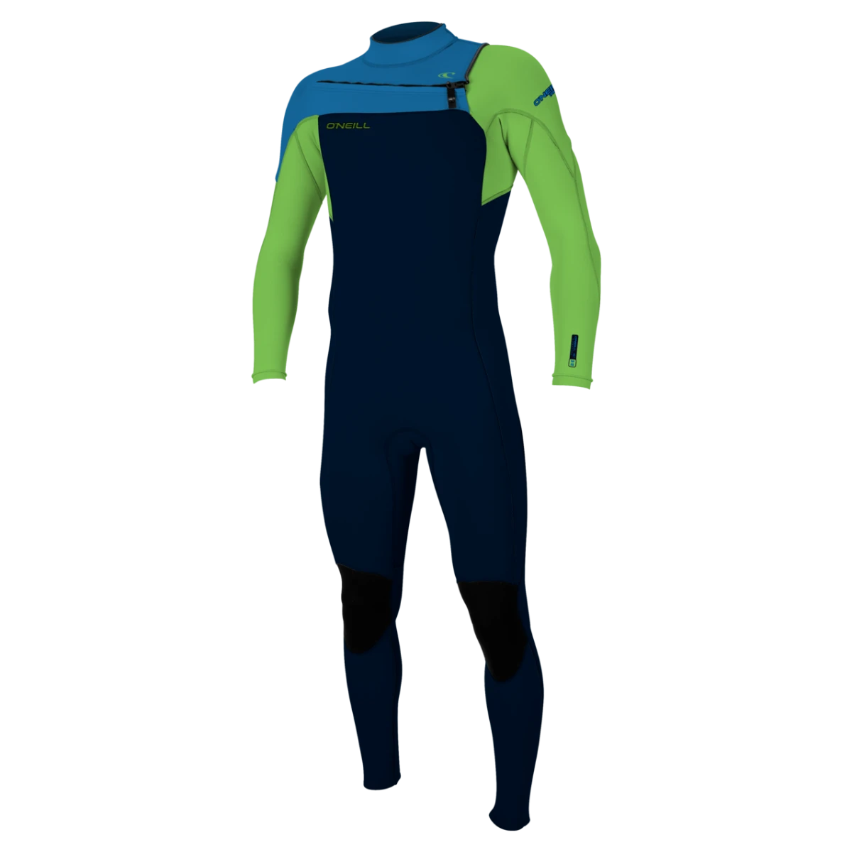 O'Neill Hammer 3/2mm Chest Zip Wetsuit - Abyss/Dayglo/Ocean 3 O'Neill Hammer 3/2mm Chest Zip Wetsuit - Abyss/Dayglo/Ocean