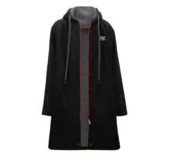 Zone3 Junior Polar Fleece Parka Changing Robe - Black -Cheap Surfboards Store parka1