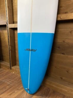 Rebel Mini Mal PU Surfboard - White/Blue Tail Dip -Cheap Surfboards Store photo apr 20 12 30 01