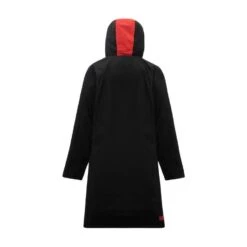 Zone3 Junior Polar Fleece Parka Changing Robe - Black -Cheap Surfboards Store polar fleece parka robe changing robes black cw21kpfp101 f2