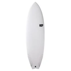 NSP Protech 6ft 4 Fish Surfboard - White Tint