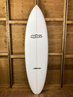 Rebel Bean PU Surfboard - White -Cheap Surfboards Store rebel bean white