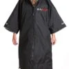 Dryrobe Advance Short Sleeve Changing Robe - Black / Grey - Small