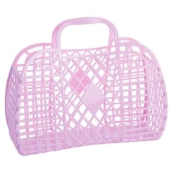 Sun Jellies Large Retro Basket - Lilac
