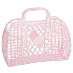 Sun Jellies Large Retro Basket - Pink