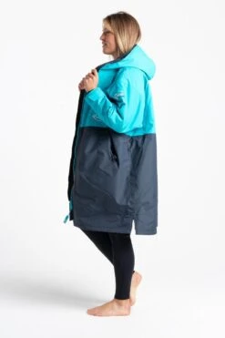 Robie Robes Dry-Series Recycled Long Sleeve Changing Robe - India Ink/Blue Atoll -Cheap Surfboards Store robierobes dryseries small iiba wetsuit 2 1296x