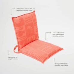 Sunnylife Terry Folding Seat - De Playa Coral -Cheap Surfboards Store s31tfsdc ff362650 5119 4e22 8214 5d5610917534 600x