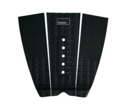 Futures Voodoo 3 Piece Tail Pad - Black