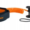 Paipo Deluxe Bicep Coiled Bodyboard Leash - Orange