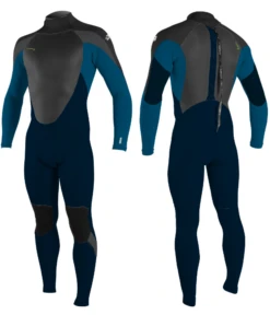 O'Neill Epic 5/4mm Youth Back Zip Wetsuit 2023 - Black/Blue