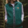 Passenger Waters Hooded Womens Recycled Sherpa Vest - Storm Green -Cheap Surfboards Store screenshot 2022 09 20 112610