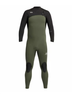 Xcel Comp 5/4mm Mens Chest Zip Winter Wetsuit 2023 - Dark Forest